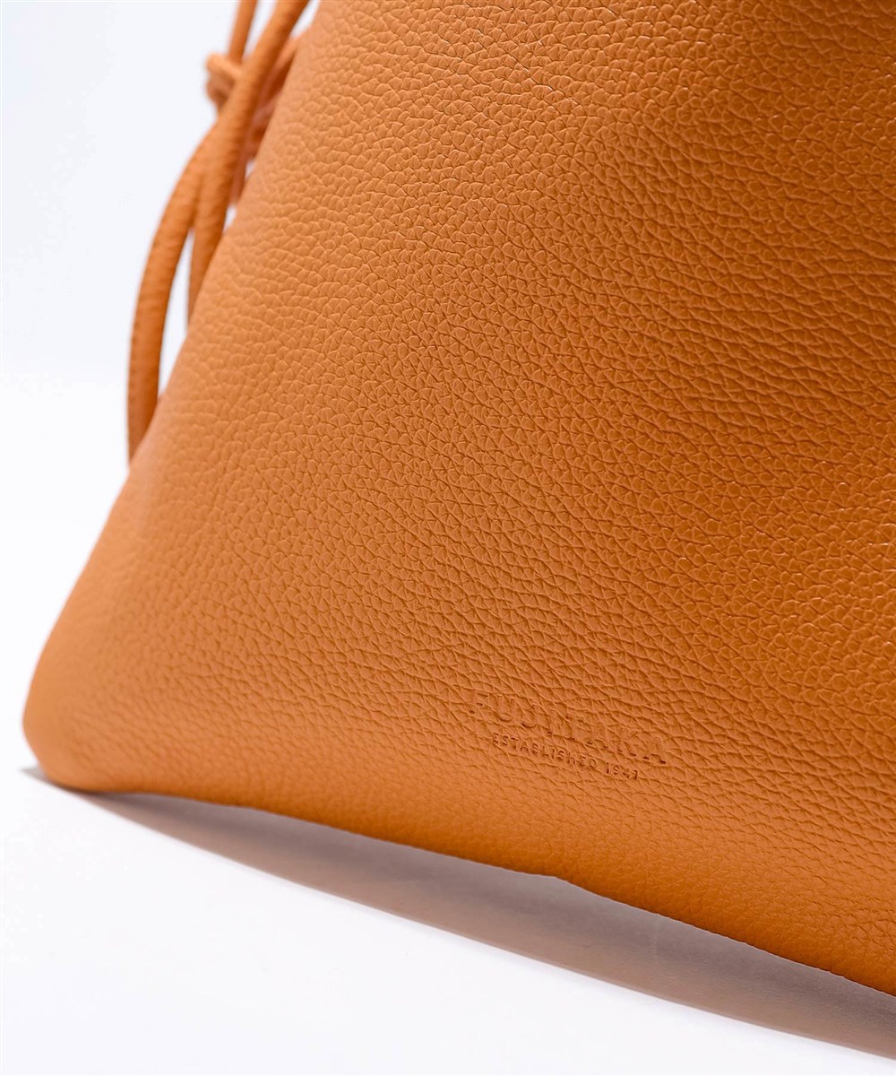 フジタカ フィノ レザー巾着ミニバッグ 2WAY