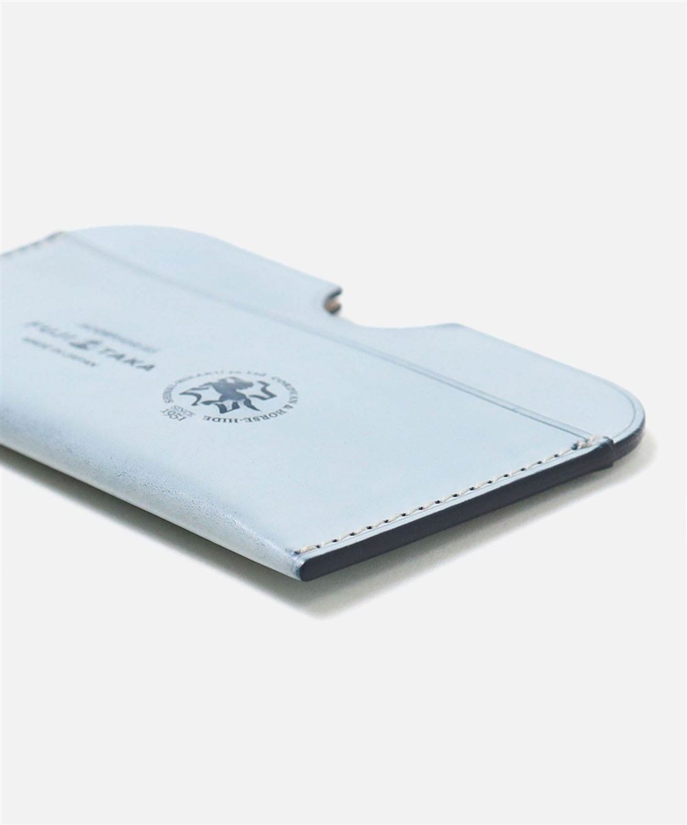 フジタカ コードバン クォーツ カードケース  薄型