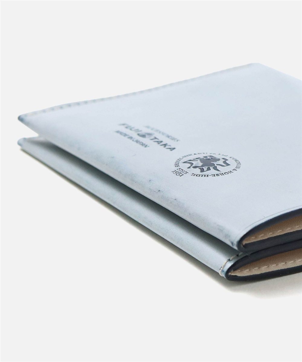 フジタカ コードバン クォーツ 二つ折り財布 純札 カード段4