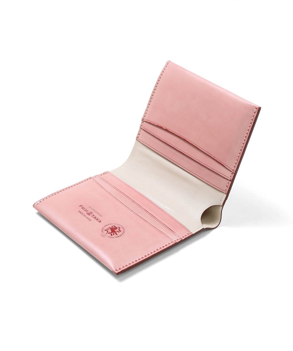 フジタカ コードバン クォーツ 二つ折り財布 純札 カード段4