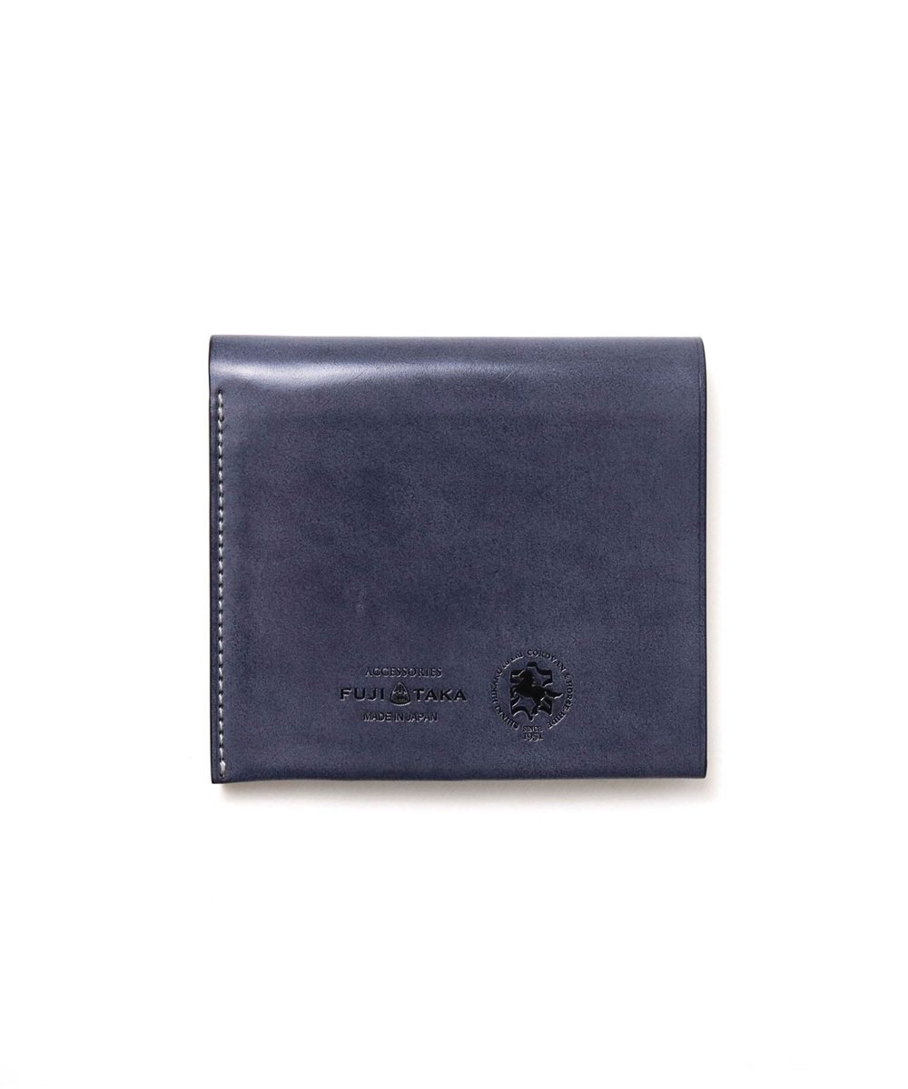 フジタカ コードバン クォーツ 二つ折り財布 純札 カード段4