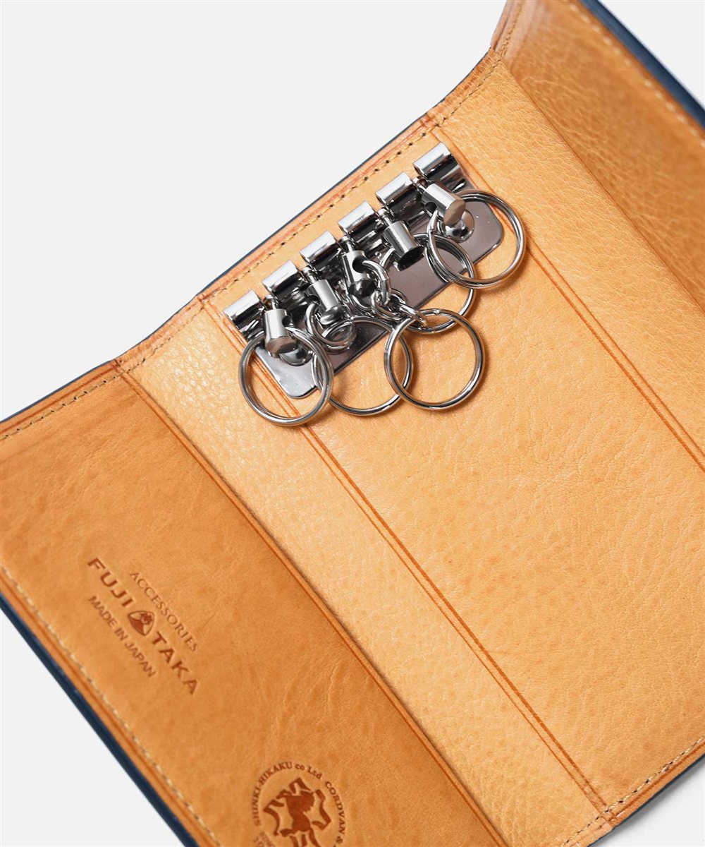 フジタカ ガーネット コードバン キーケース