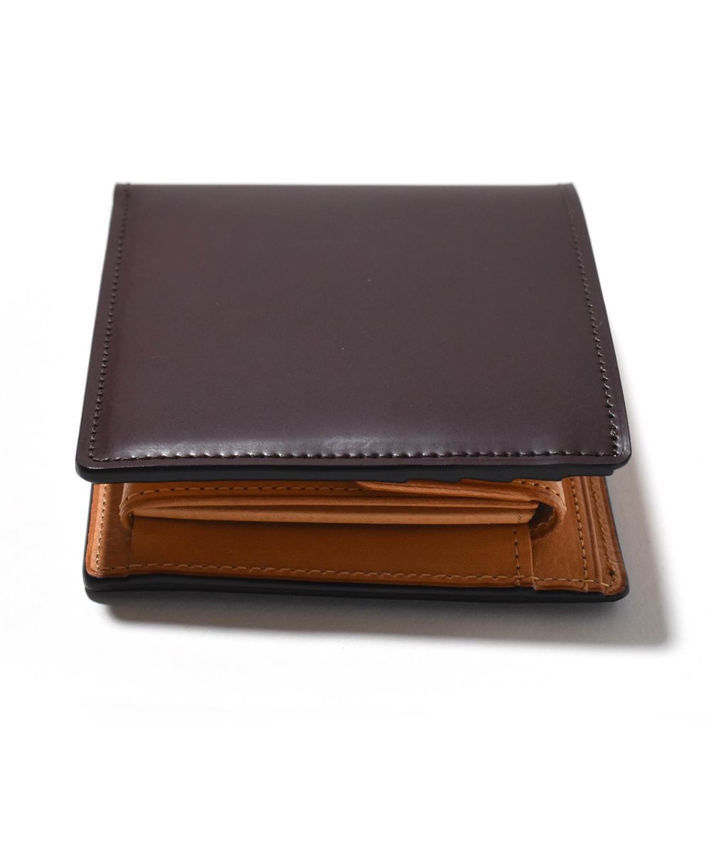 フジタカ ガーネット コードバン 二つ折り財布 カード段4