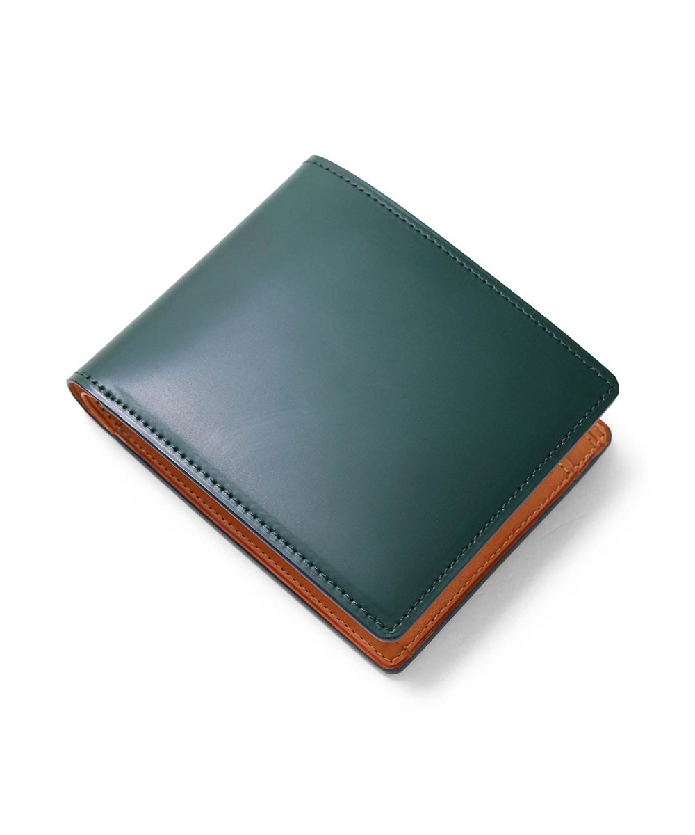 フジタカ ガーネット コードバン 二つ折り財布 カード段4