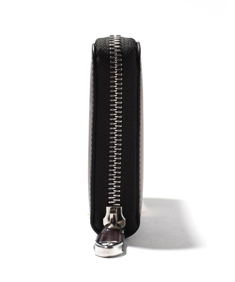 フジタカ ガーネット コードバン ラウンドファスナー長財布 カード段8