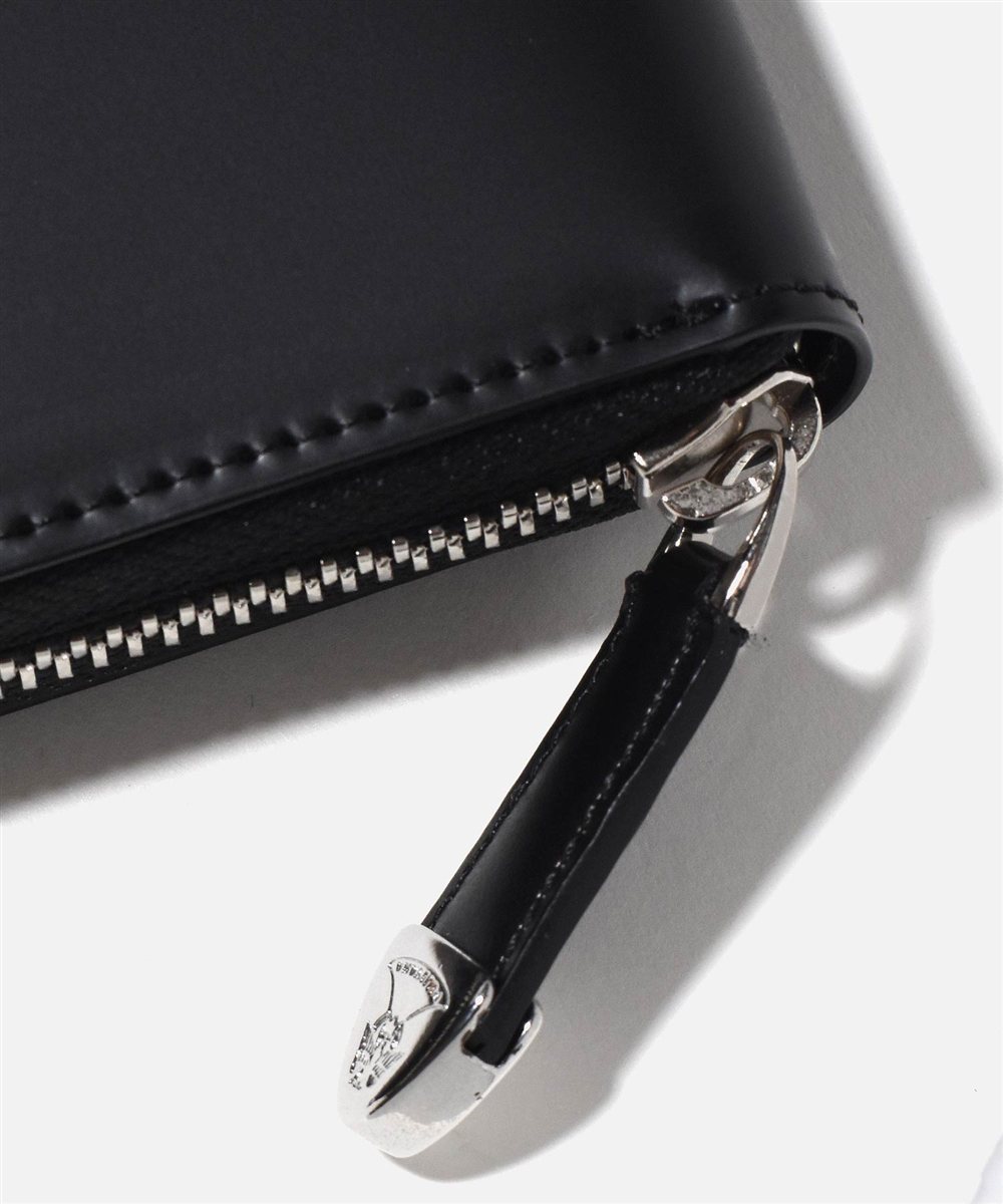 フジタカ ガーネット コードバン ラウンドファスナー長財布 カード段8