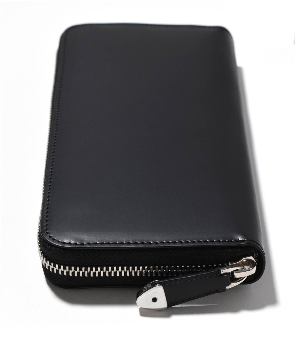 フジタカ ガーネット コードバン ラウンドファスナー長財布 カード段8