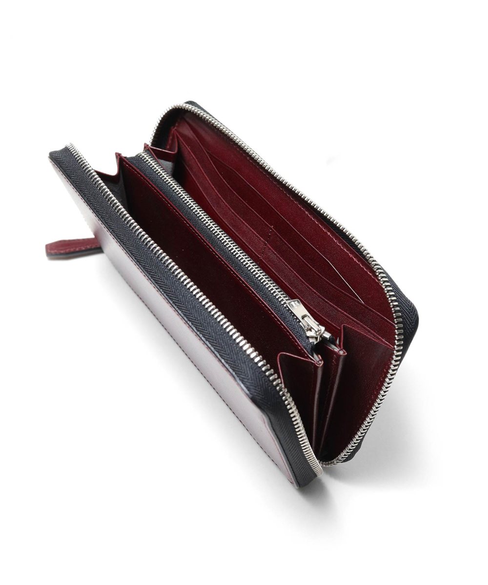 フジタカ ヴァレー ラウンドファスナー長財布 カード段13