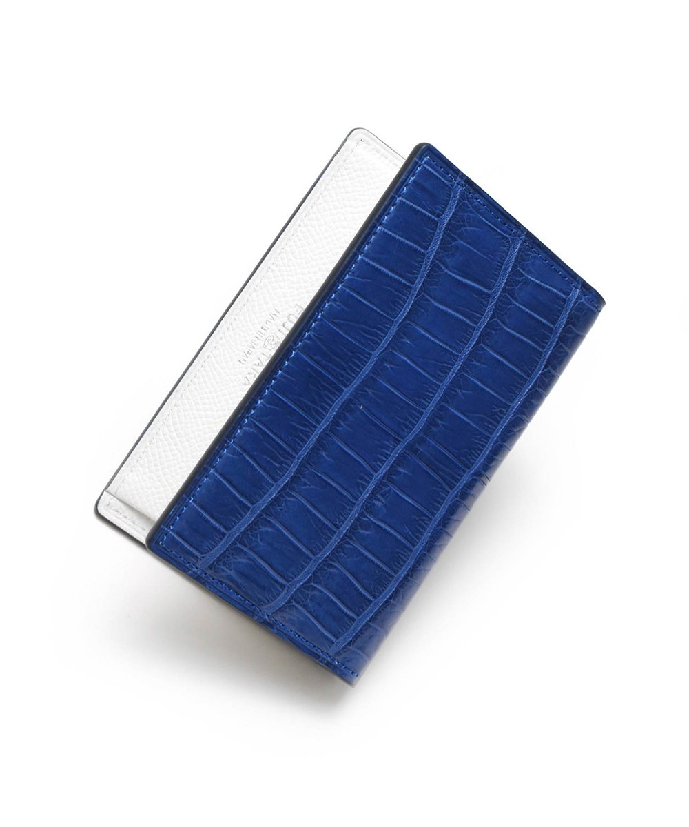 フジタカ グランブルー クロコダイル 名刺入れ