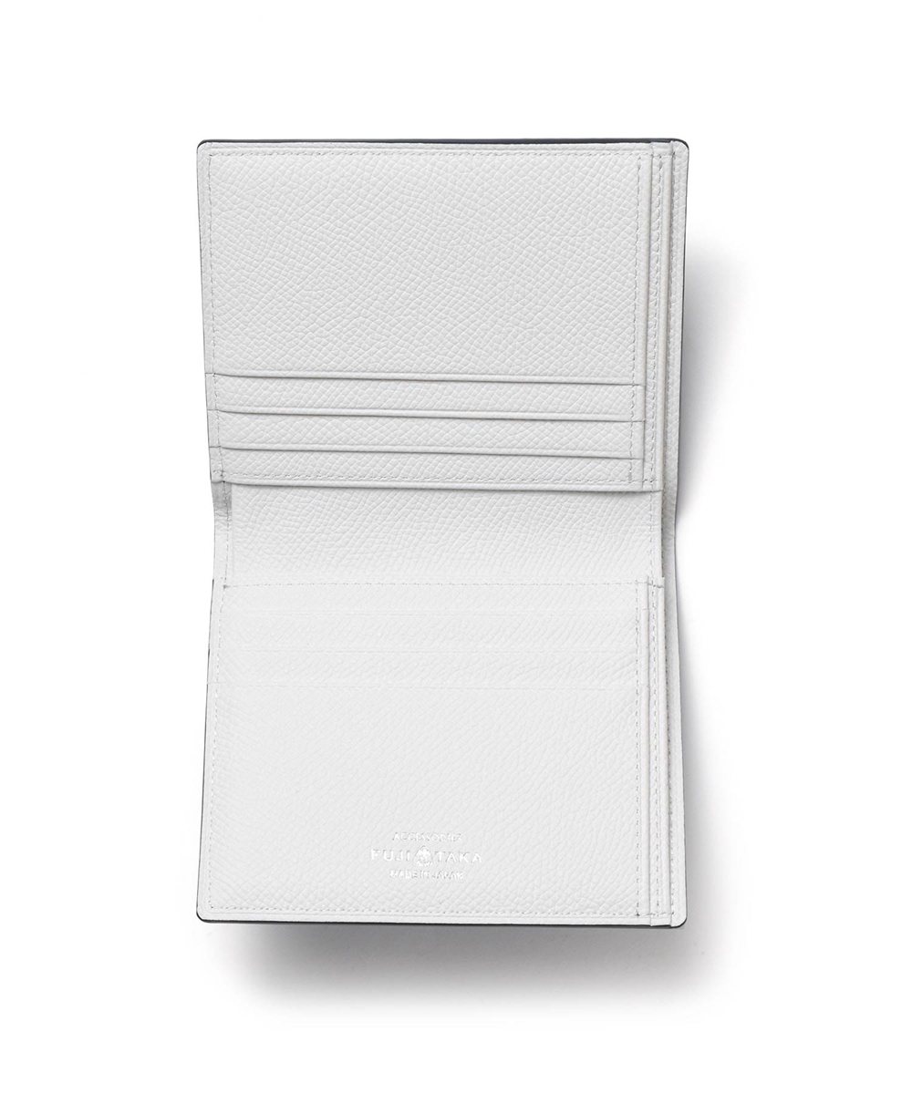 フジタカ グランブルー クロコダイル 二つ折り財布 純札 カード段6