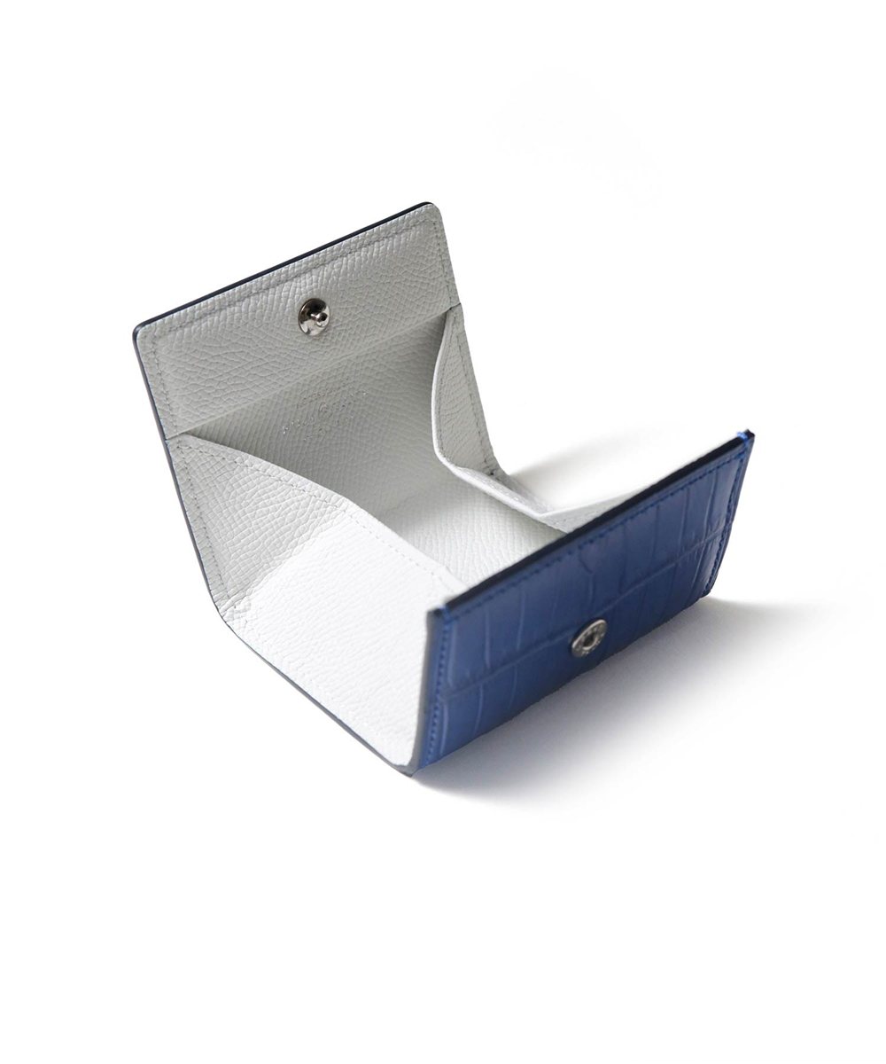 フジタカ グランブルー クロコダイル 小銭入れ BOX型