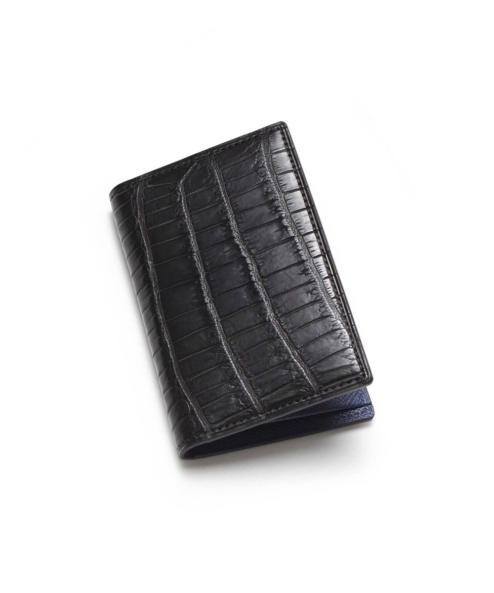 フジタカ シェルビー クロコダイル 名刺入れ