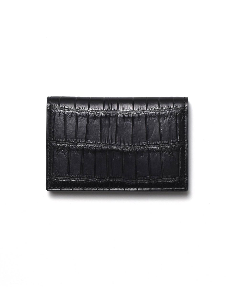 フジタカ シェルビー クロコダイル 名刺入れ