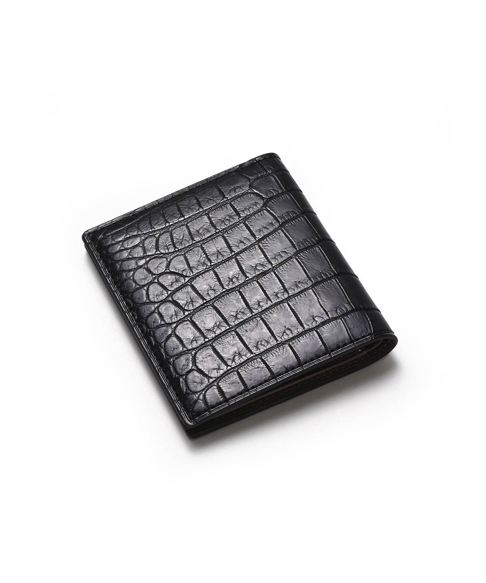 フジタカ シェルビー クロコダイル 二つ折り財布 純札 カード段6