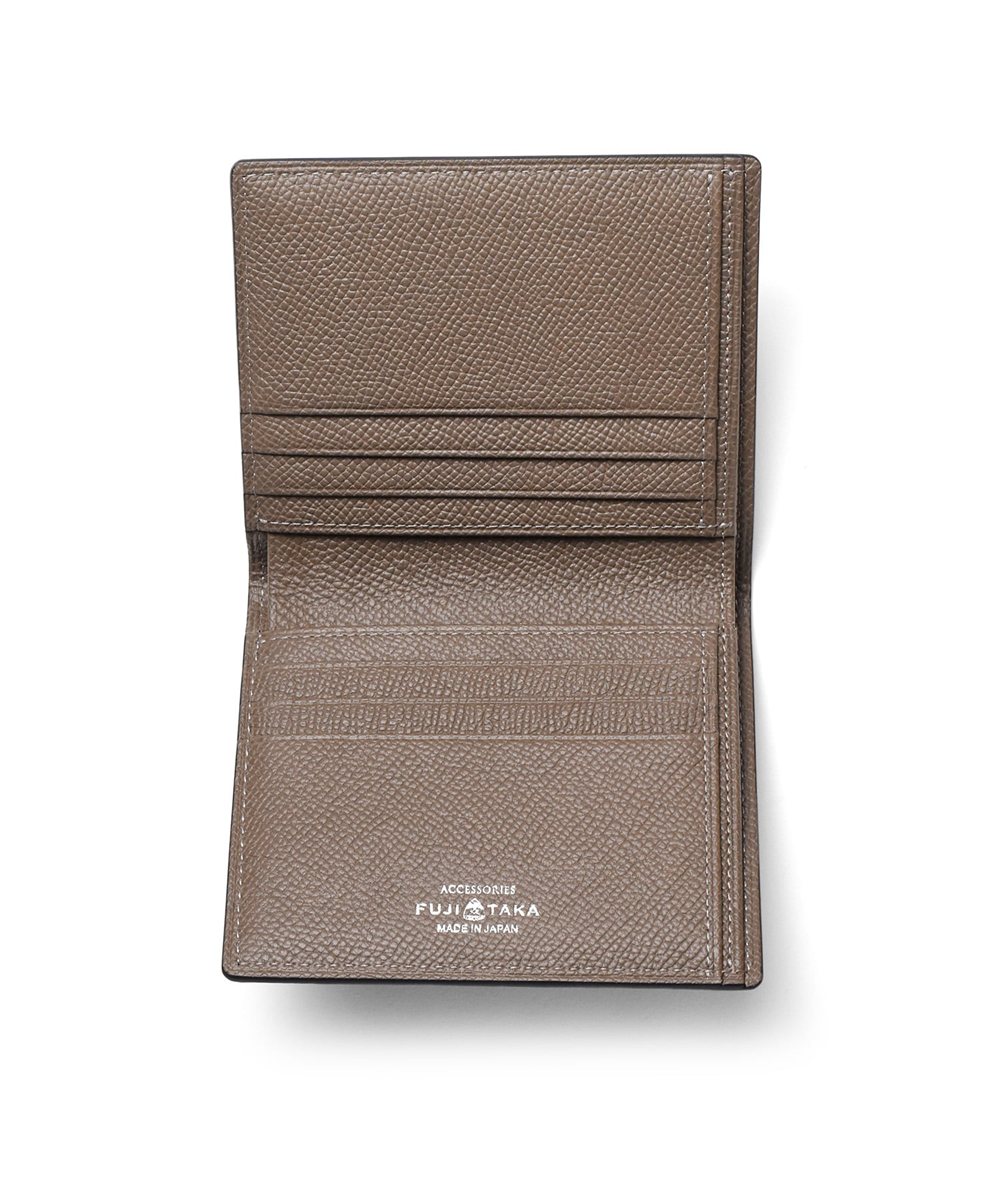 フジタカ シェルビー クロコダイル 二つ折り財布 純札 カード段6