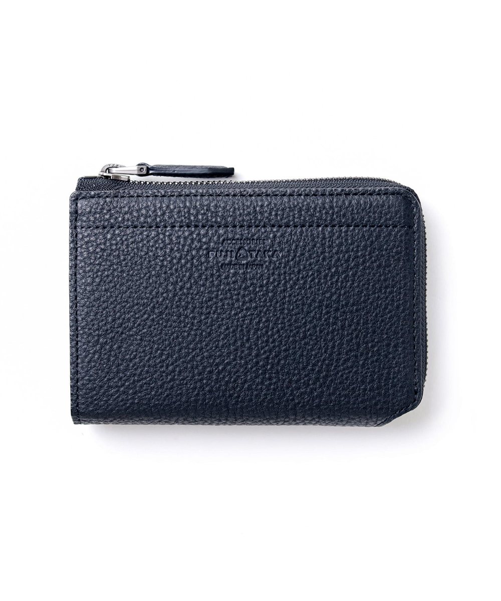 フジタカ エキストラソフト L字ファスナー セミ長財布 カード段5