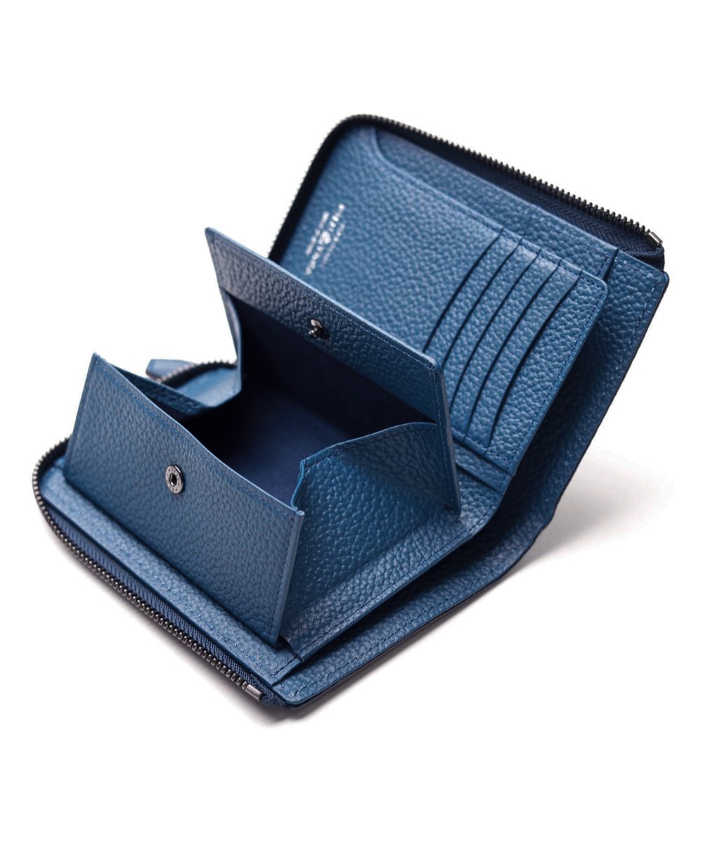 フジタカ エキストラソフト L字ファスナー セミ長財布 カード段5