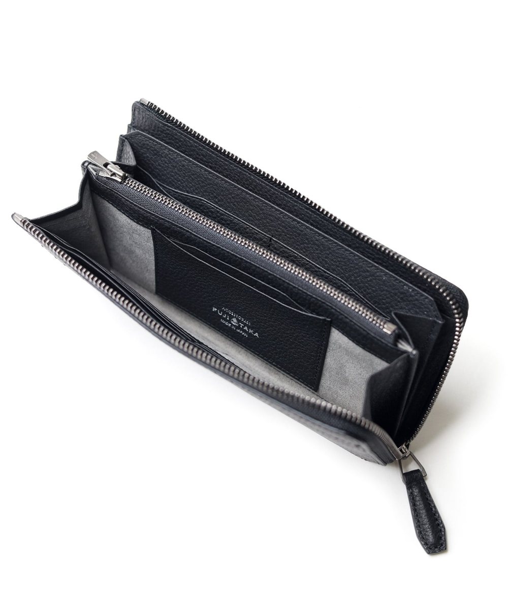 フジタカ エキストラソフト L字ファスナー長財布 カード段20