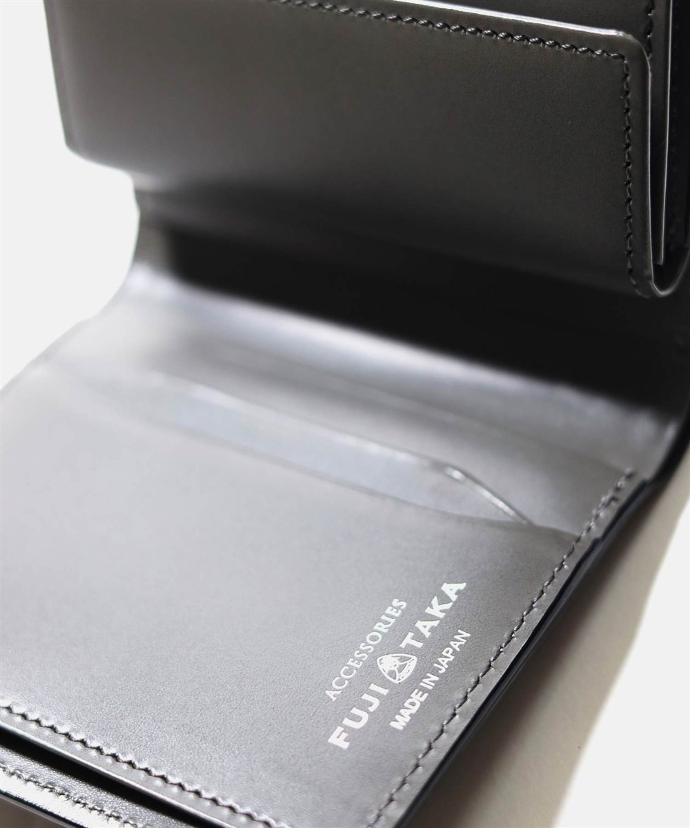フジタカ バブルライト コンパクト 二つ折り財布 カード段5