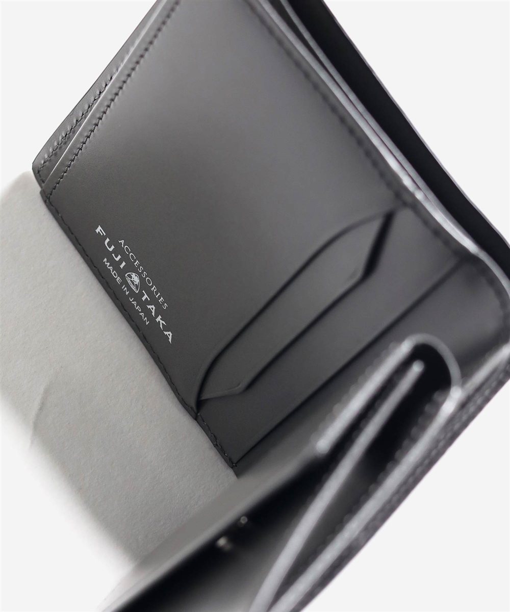 フジタカ バブルライト コンパクト 二つ折り財布 カード段5