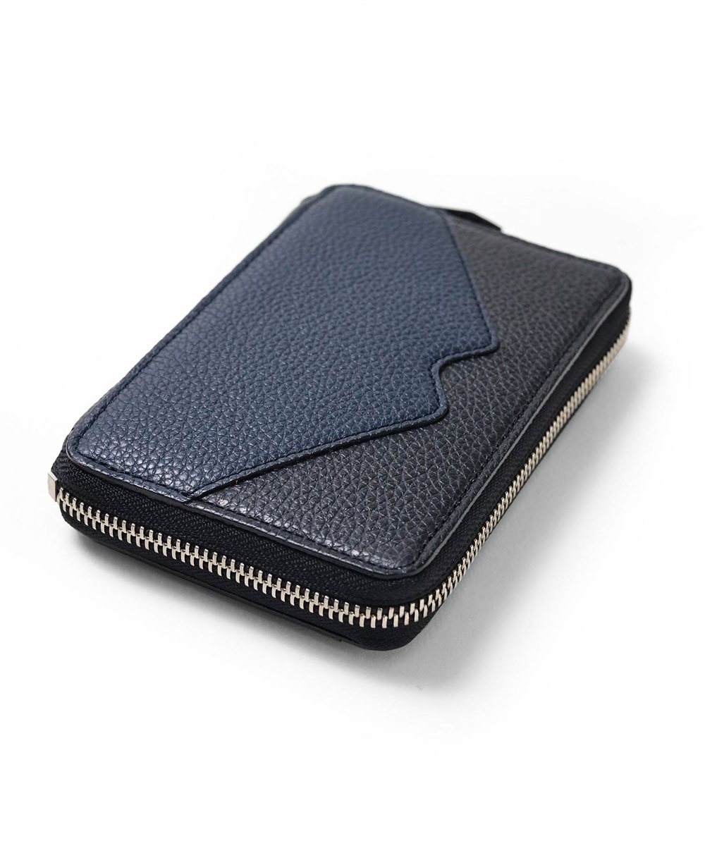 フジタカ ミーツ M.M 松任谷正隆 ラウンドファスナー セミ長財布 カード段9