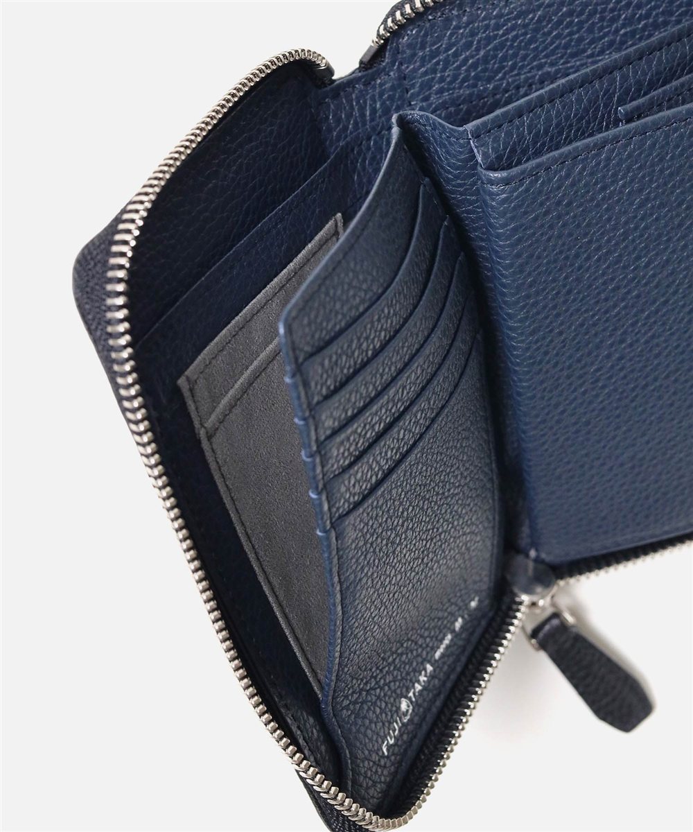 フジタカ ミーツ M.M 松任谷正隆 ラウンドファスナー セミ長財布 カード段9