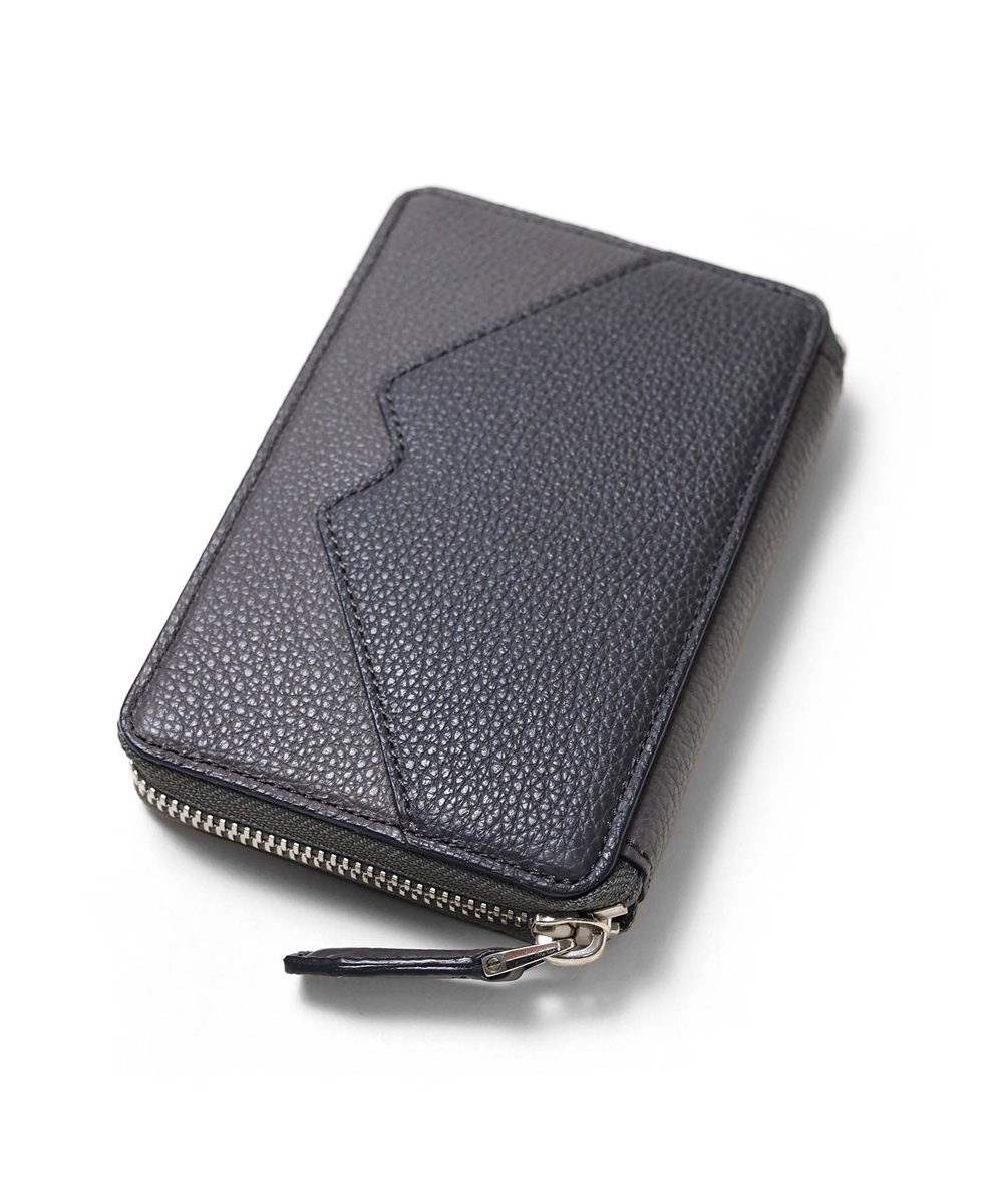 フジタカ ミーツ M.M 松任谷正隆 ラウンドファスナー セミ長財布 カード段9