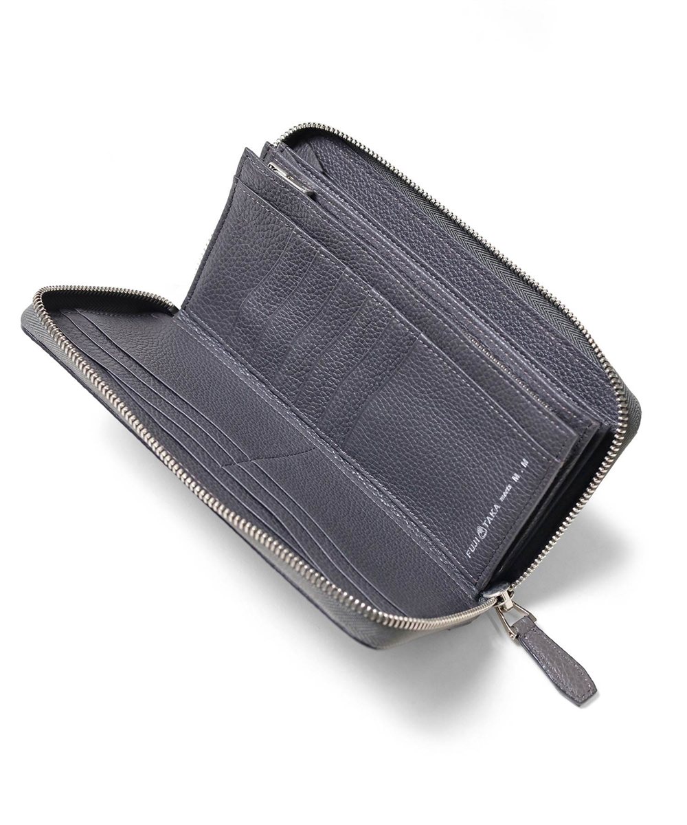 フジタカ ミーツ M.M 松任谷正隆 ラウンドファスナー長財布 カード段19