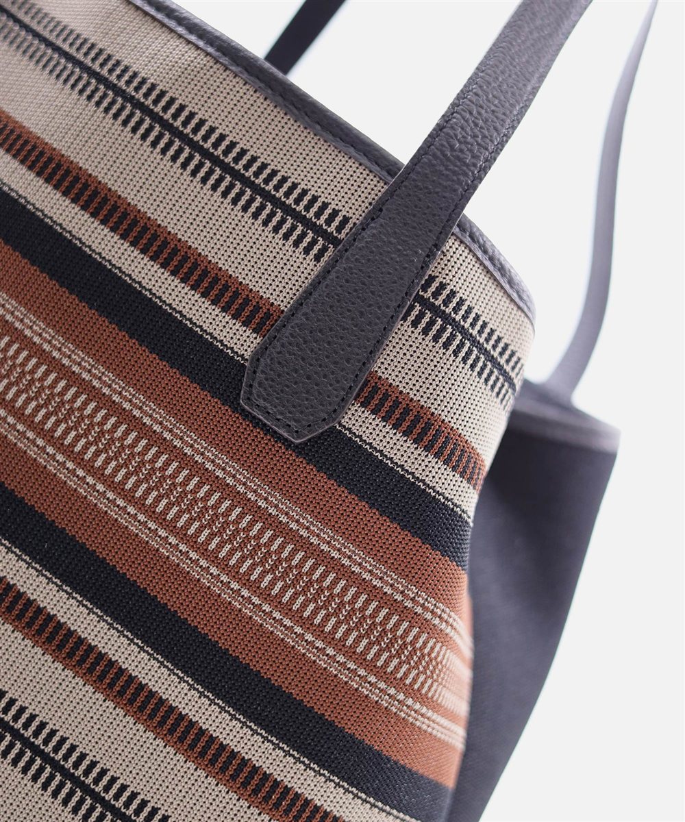 【LEON掲載】フジタカ エコッタ マルチボーダートートバッグ