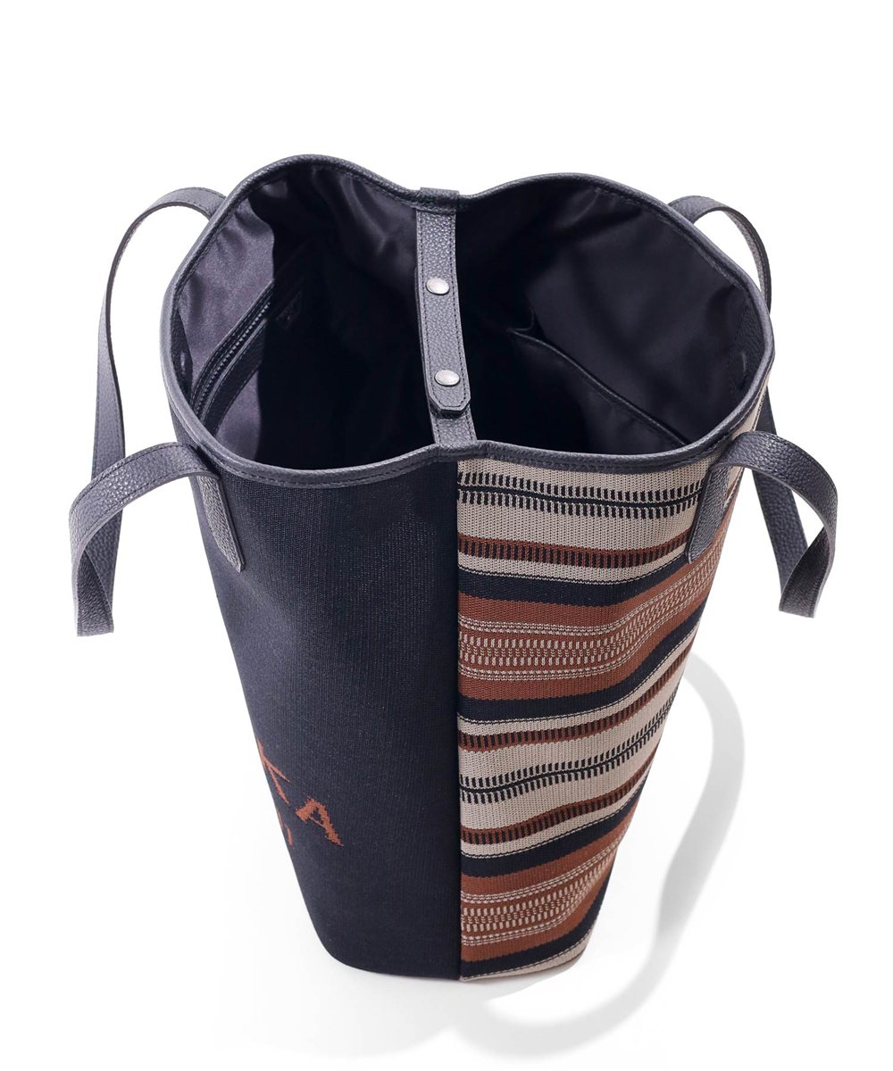 【LEON掲載】フジタカ エコッタ マルチボーダートートバッグ