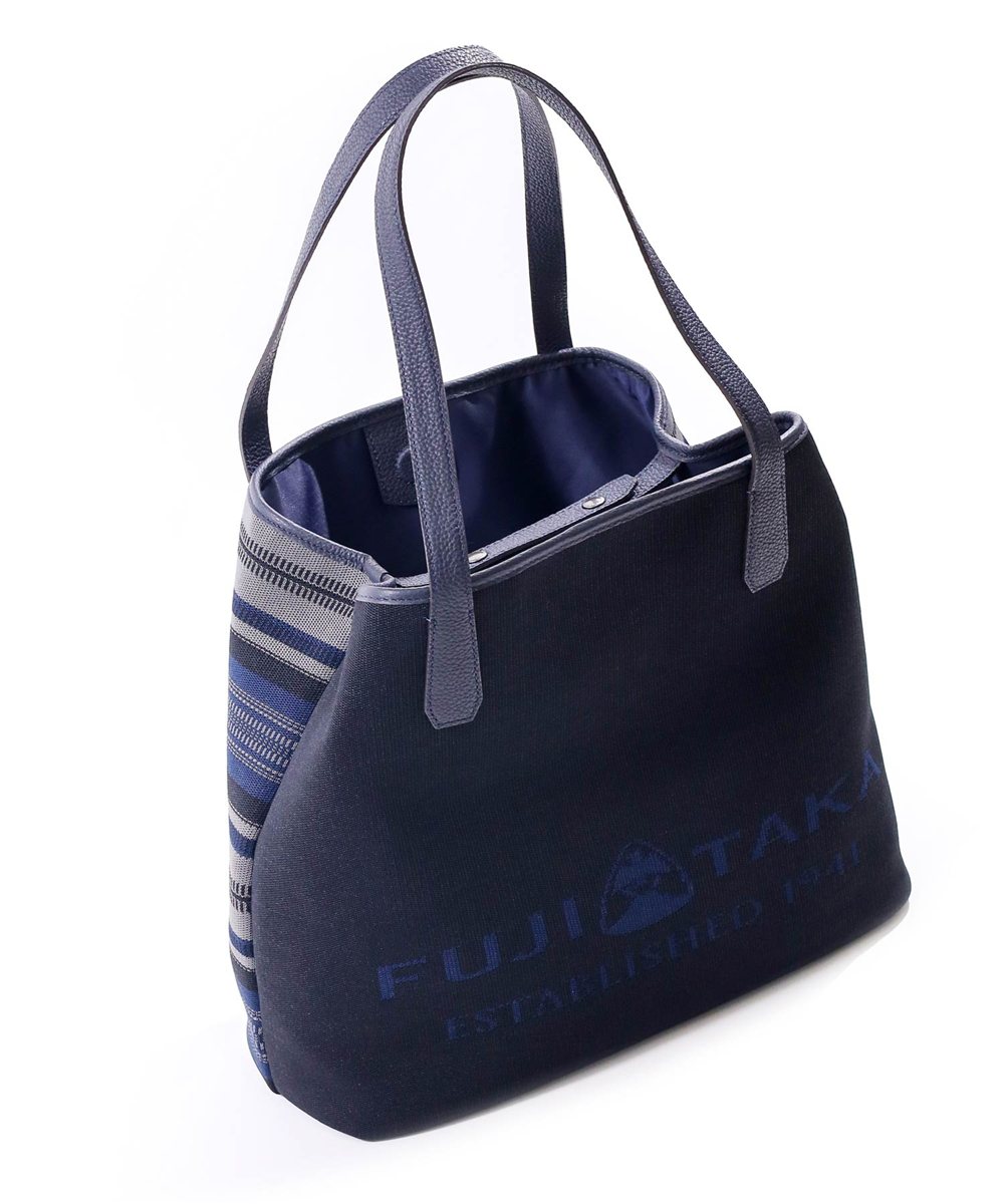 【LEON掲載】フジタカ エコッタ マルチボーダートートバッグ