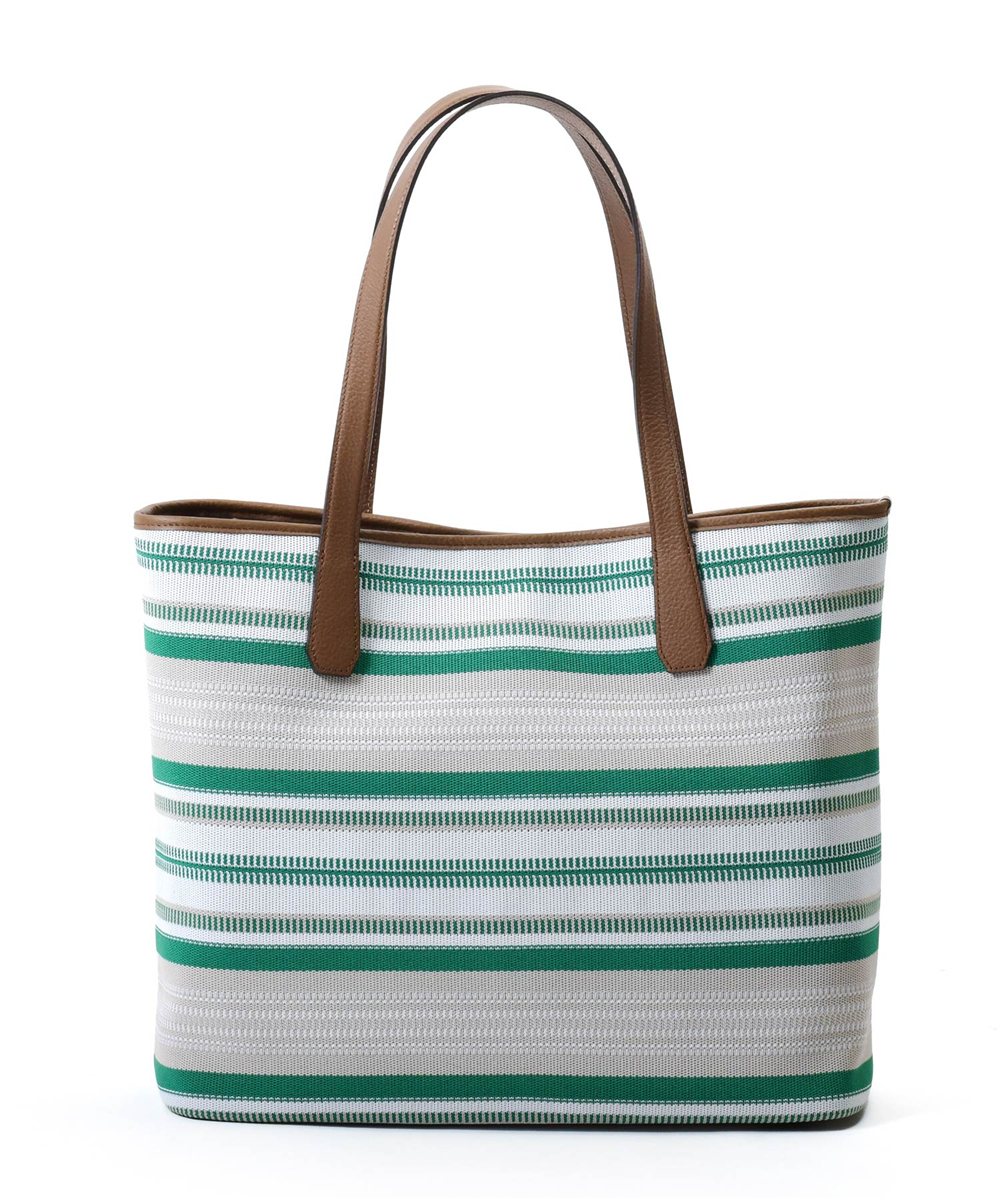 【LEON掲載】フジタカ エコッタ マルチボーダートートバッグ