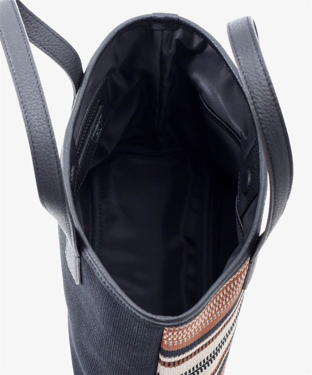 【LEON掲載】フジタカ エコッタ マルチボーダートートバッグ スモール