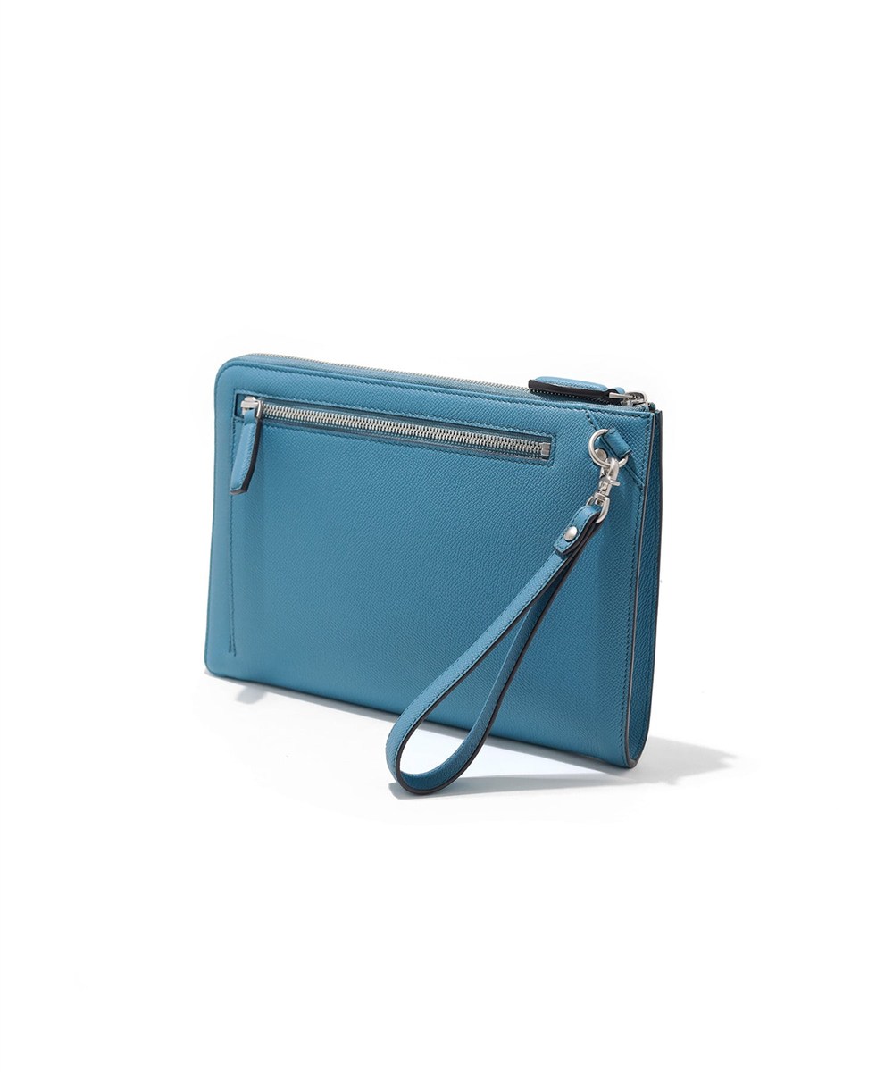 フジタカ ギャラリー ワープロラックスII  レザークラッチバッグ B5