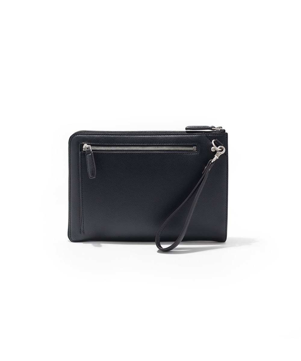 フジタカ ギャラリー ワープロラックスII  レザークラッチバッグ B5