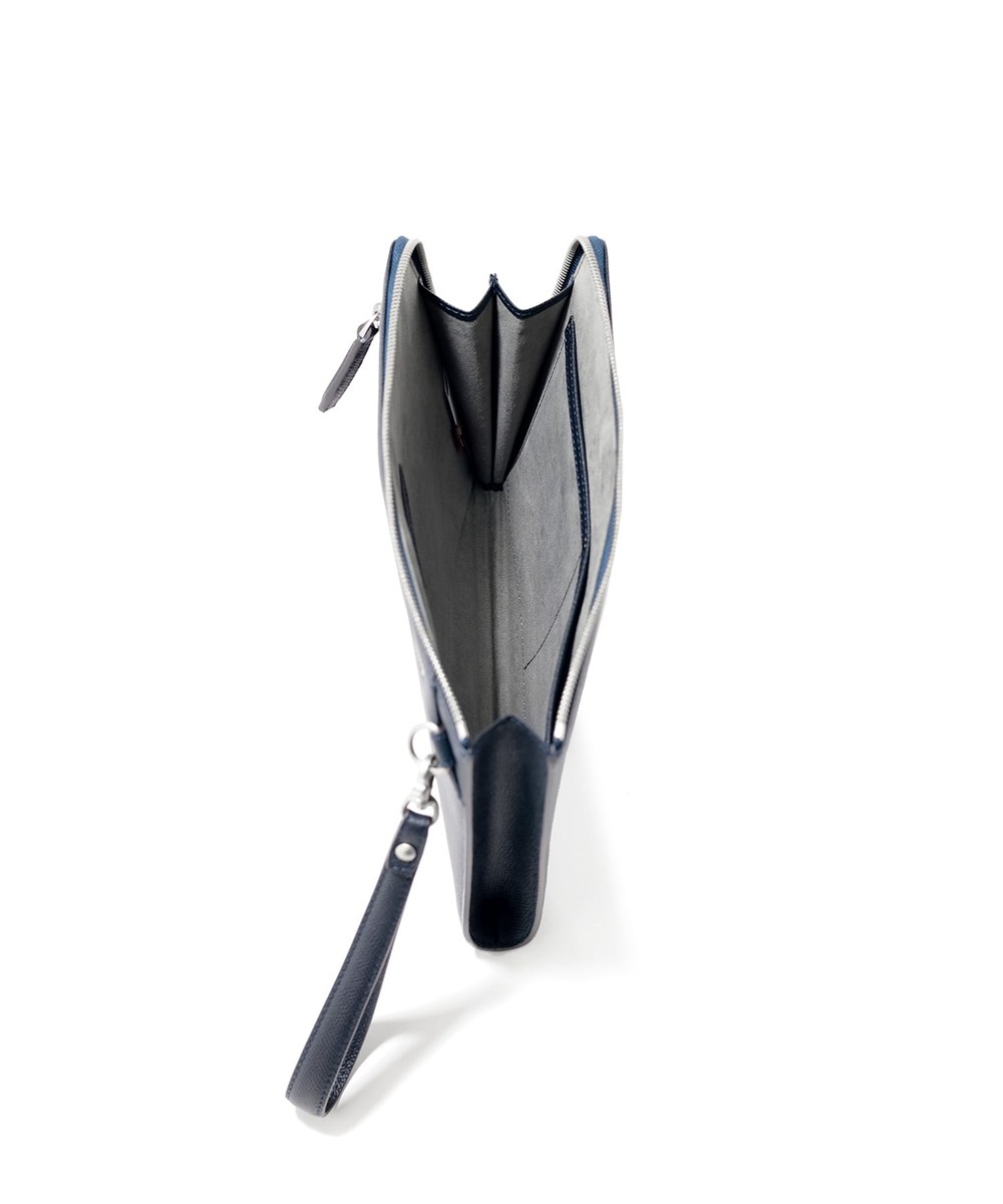 フジタカ ギャラリー ワープロラックスII  レザークラッチバッグ B5