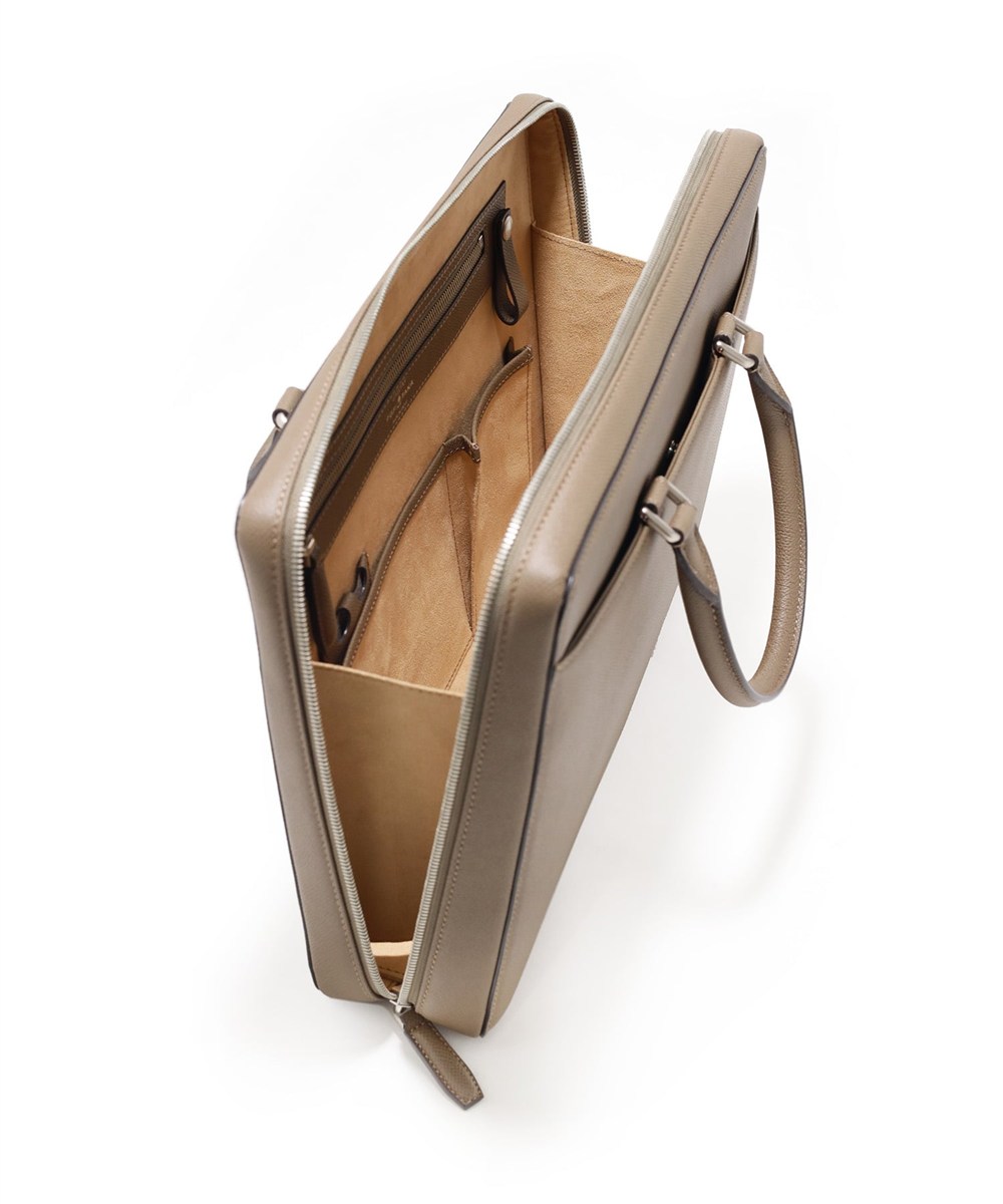 フジタカ ギャラリー ワープロラックスII  名巧 レザーブリーフバッグ A4