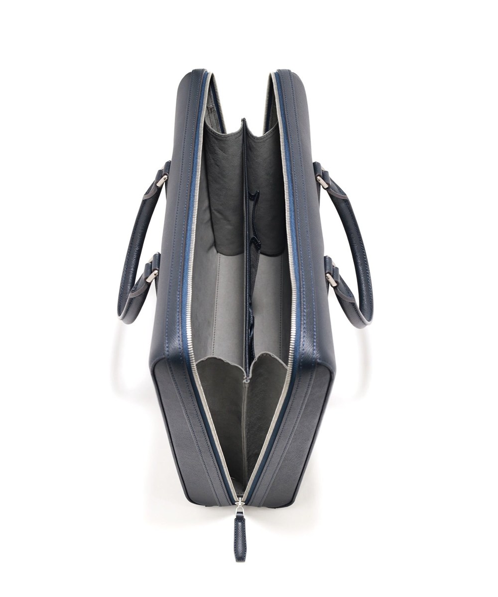 フジタカ ギャラリー ワープロラックスII  名巧 ロケット型 レザーブリーフバッグ A4