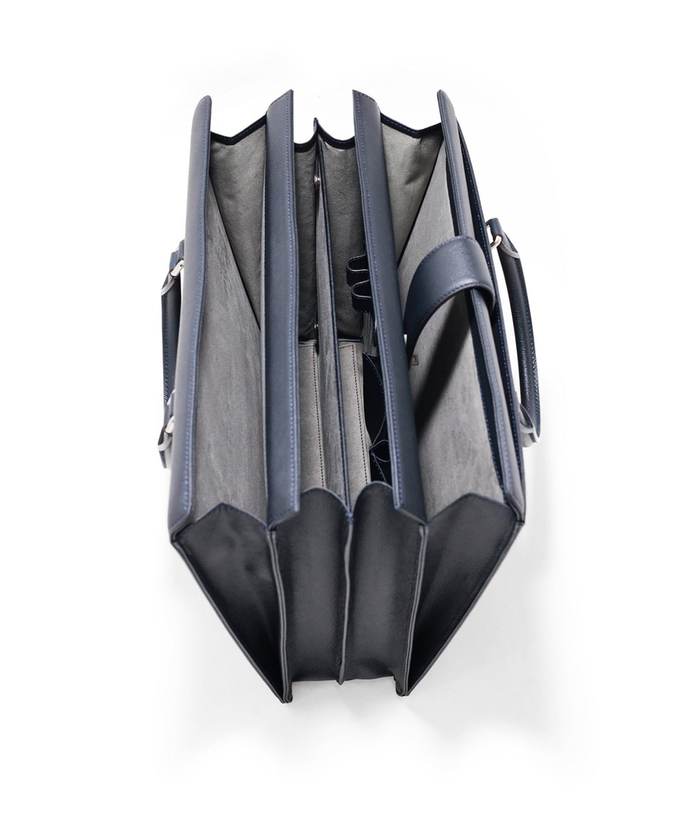 フジタカ ギャラリー ワープロラックスII  名巧 アコーディオン レザーブリーフバッグ A4