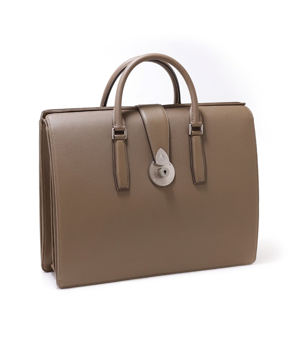 フジタカ ギャラリー ワープロラックスII  名巧 アコーディオン レザーブリーフバッグ A4