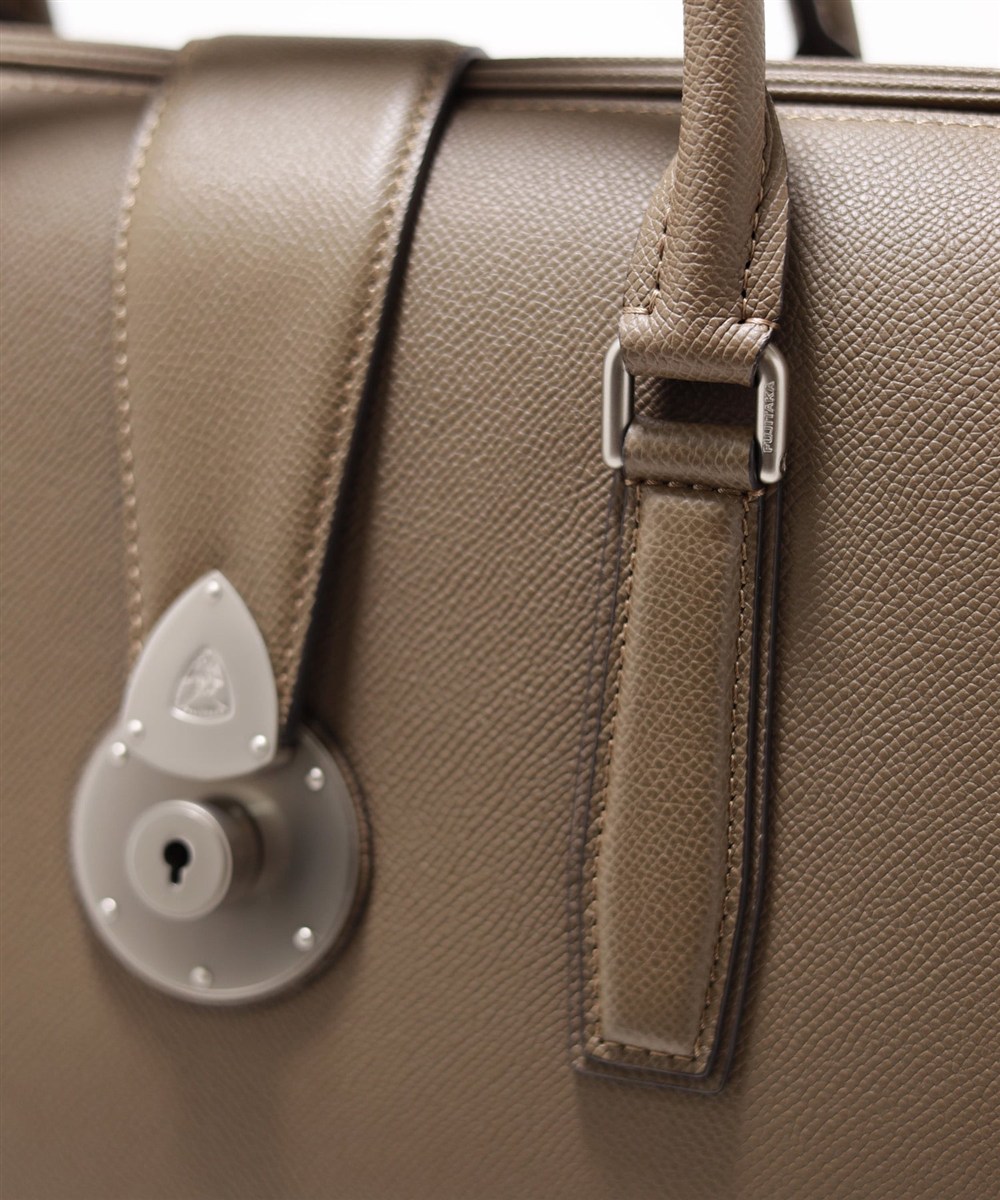 フジタカ ギャラリー ワープロラックスII  名巧 アコーディオン レザーブリーフバッグ A4