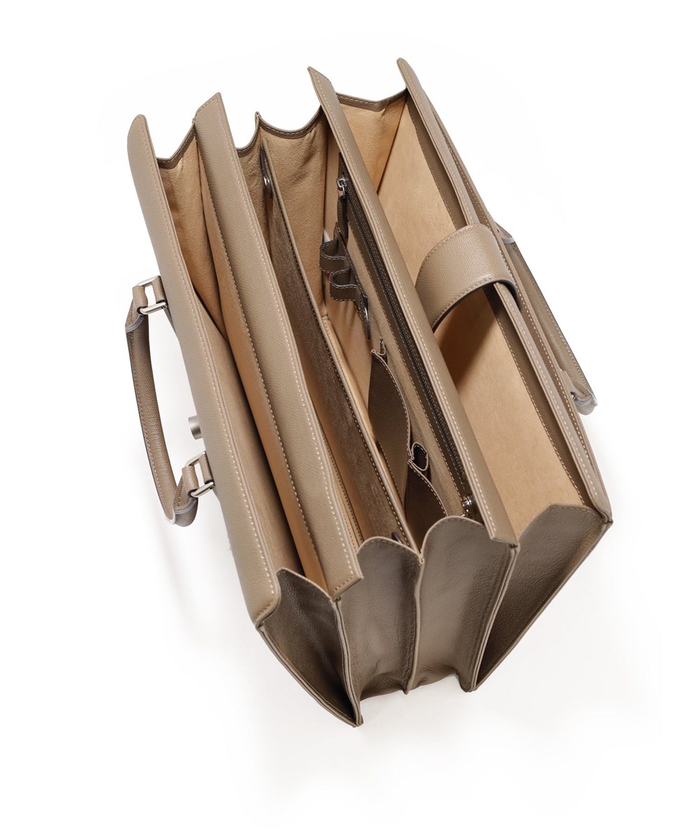 フジタカ ギャラリー ワープロラックスII  名巧 アコーディオン レザーブリーフバッグ A4