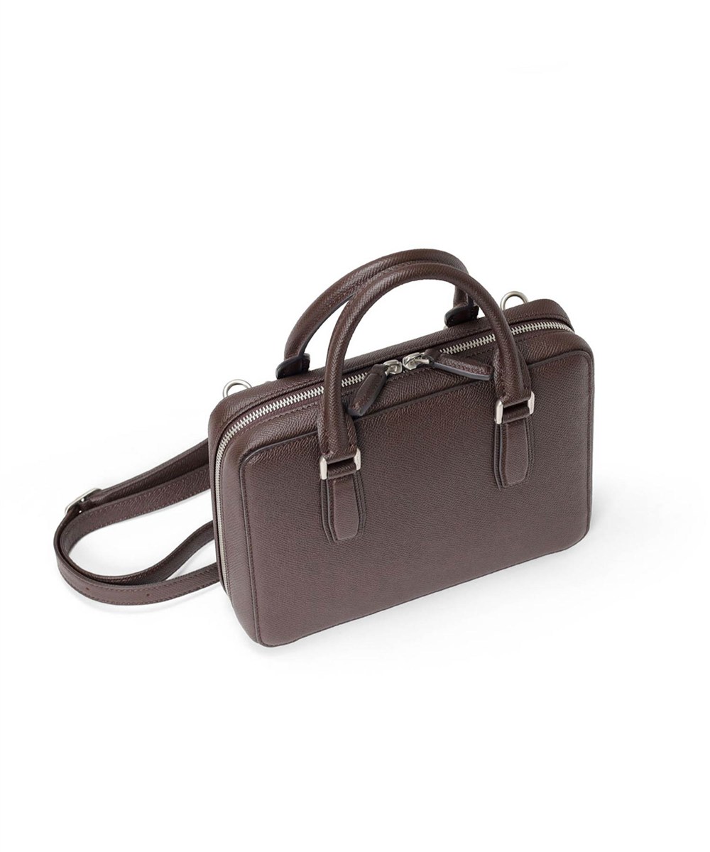 フジタカ ギャラリーワープロラックスII 名巧 レザーブリーフバッグ ミニ 2WAY