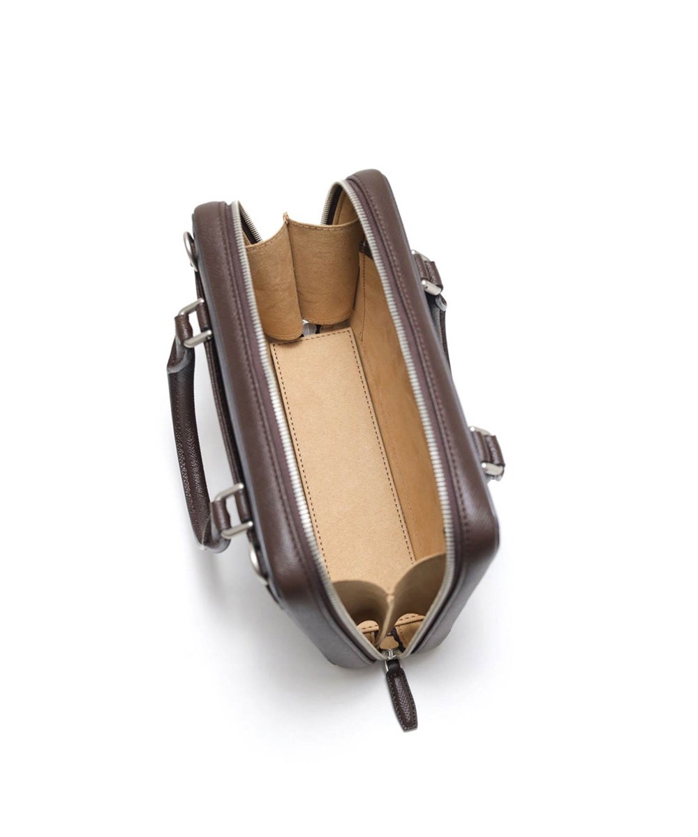 フジタカ ギャラリーワープロラックスII 名巧 レザーブリーフバッグ ミニ 2WAY