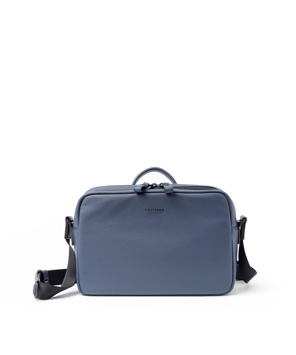 フジタカ ロカス ハンドル付きレザーショルダーバッグ B5