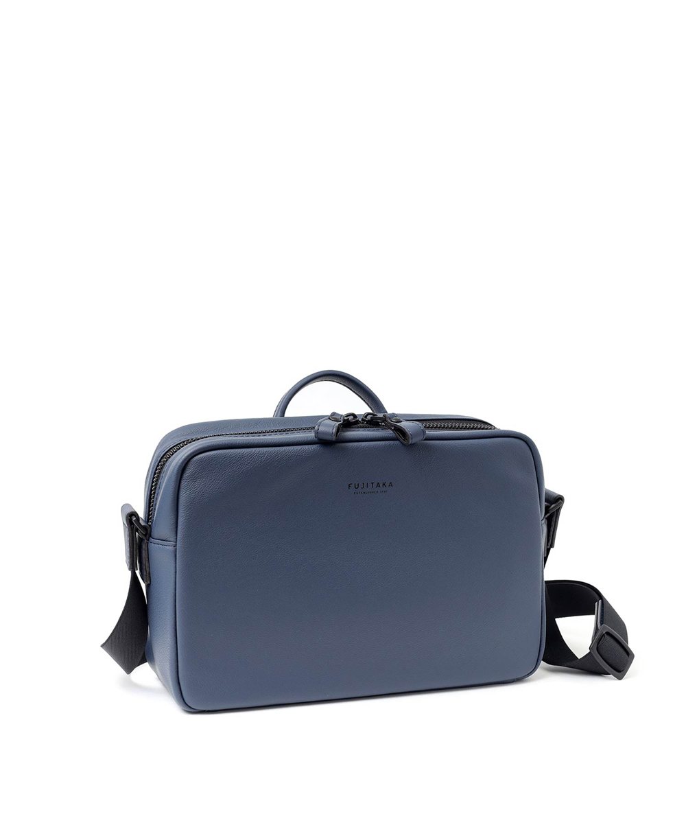 フジタカ ロカス ハンドル付きレザーショルダーバッグ B5