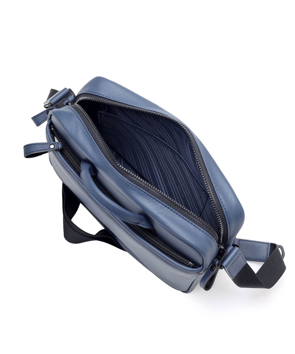 フジタカ ロカス ハンドル付きレザーショルダーバッグ B5