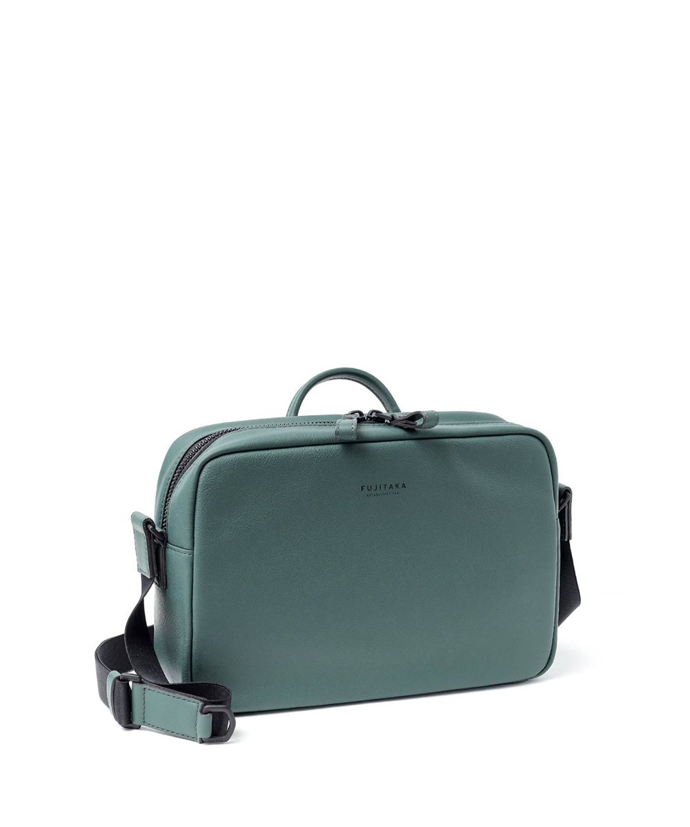 フジタカ ロカス ハンドル付きレザーショルダーバッグ B5