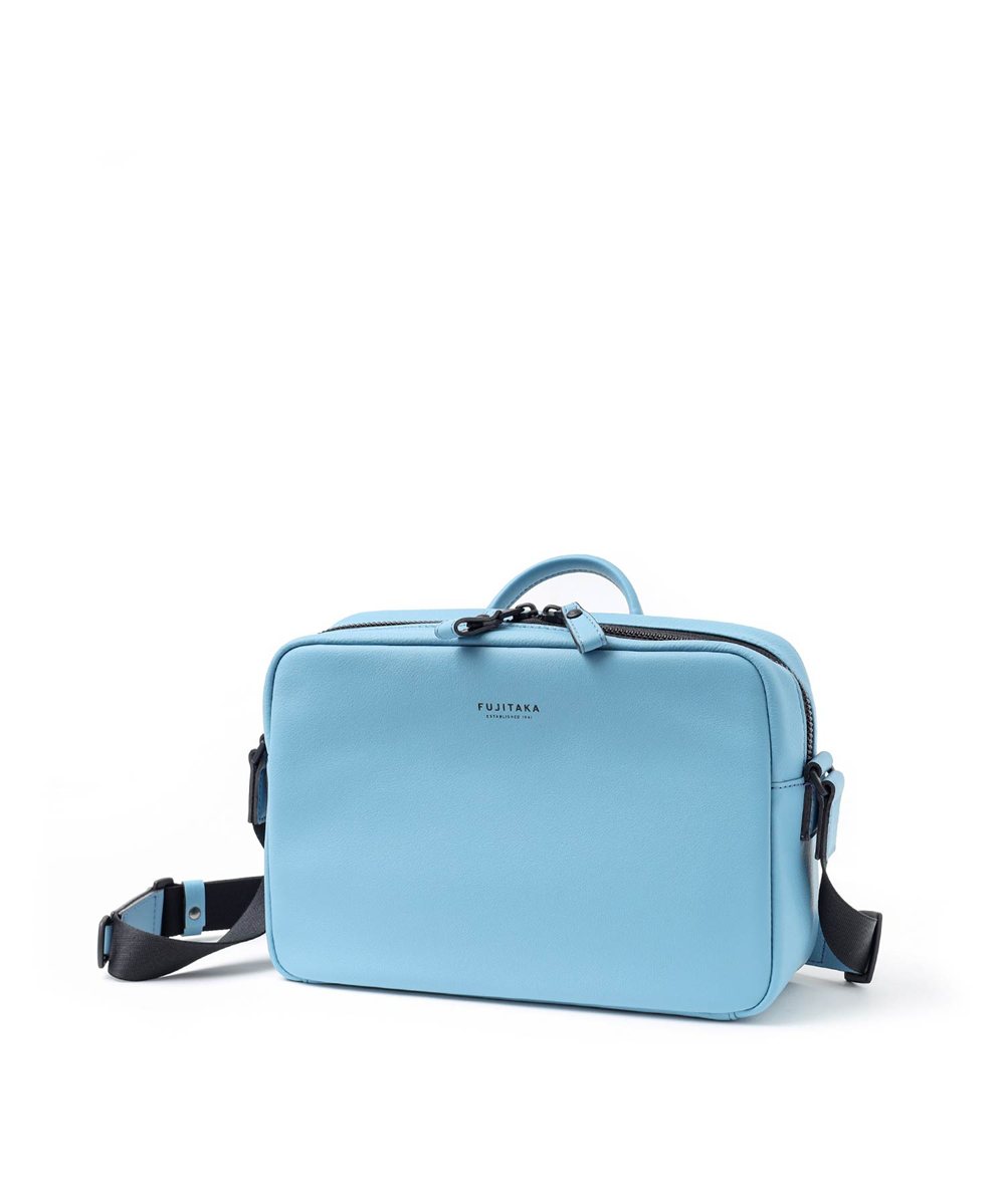 フジタカ ロカス ハンドル付きレザーショルダーバッグ B5