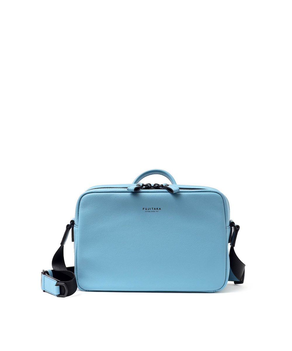 フジタカ ロカス ハンドル付きレザーショルダーバッグ B5